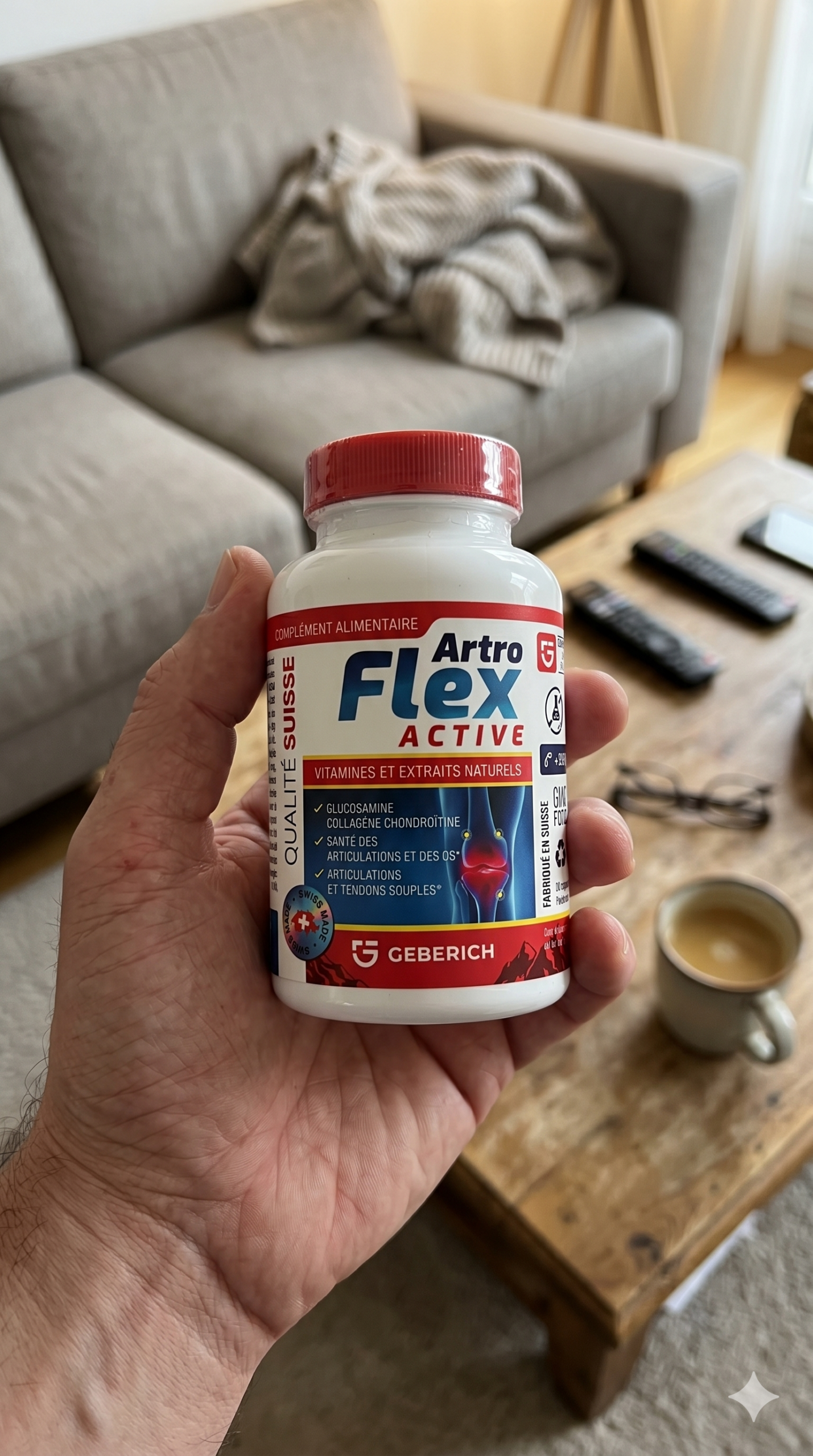 Artroflex Active avis test complet complément articulations 11 actifs naturels glucosamine chondroïtine MSM collagène marin curcuma Boswellia gingembre harpagophytum poudre de nacre vitamine C poivre noir douleurs articulaires arthrose mobilité