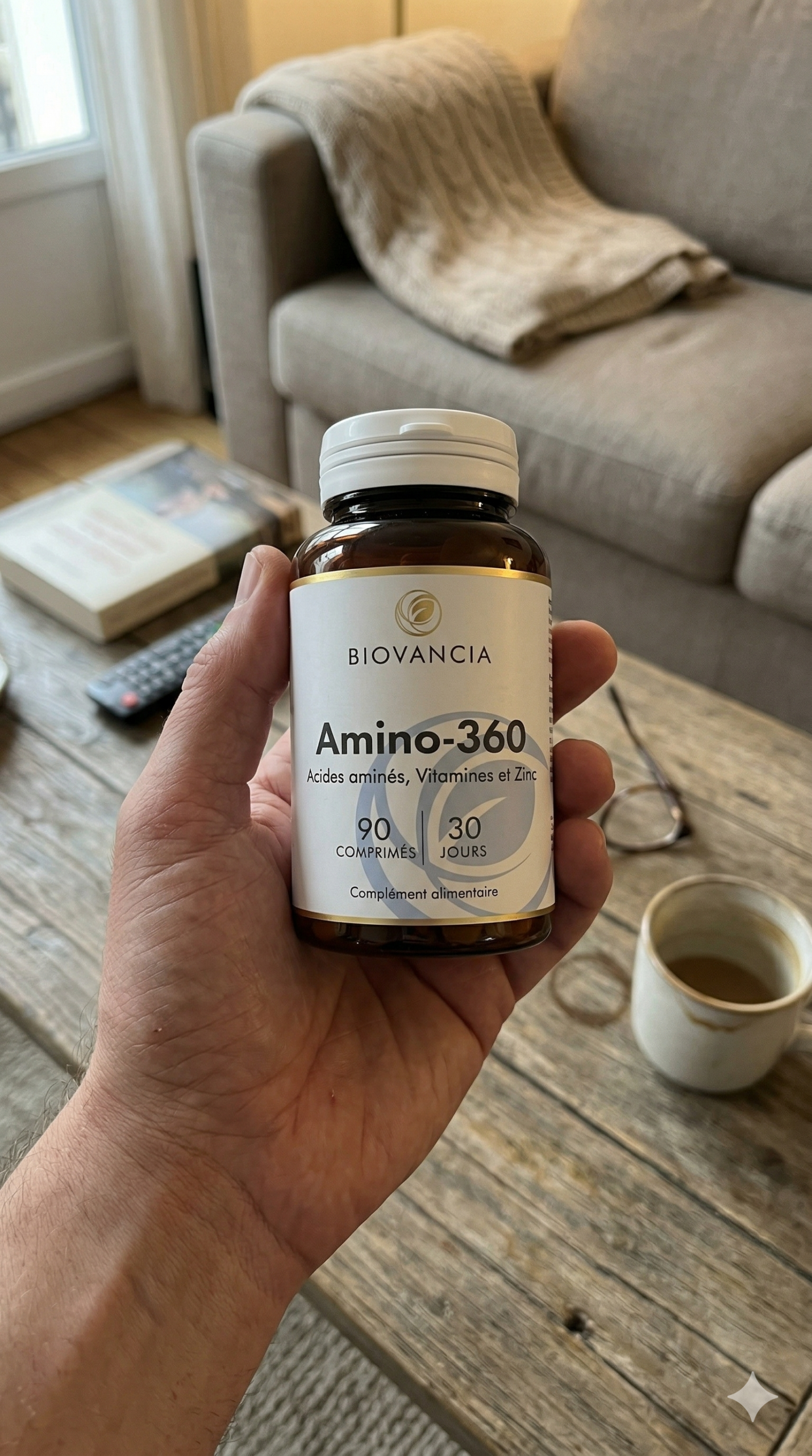 Amino 360 Biovancia avis - test complet acides aminés essentiels sarcopénie 50+