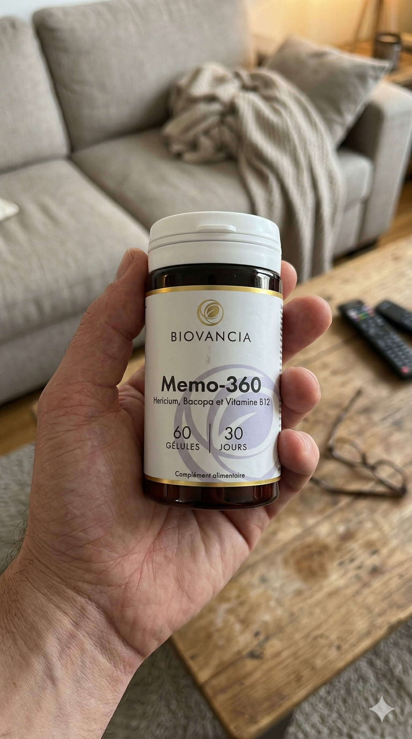 Memo 360 Biovancia avis - test complet Hericium erinaceus Bacopa B12