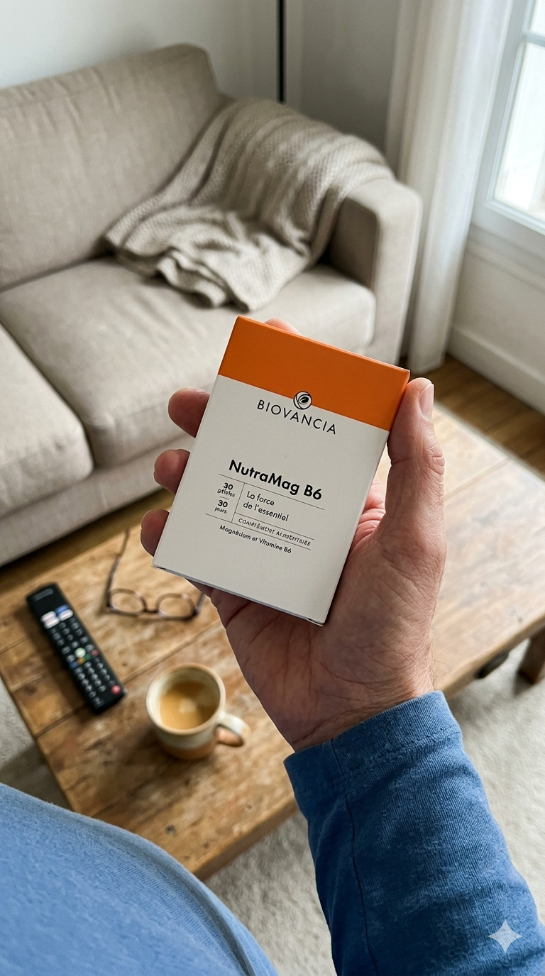 Nutramag B6 Biovancia avis - test complet magnésium bisglycinate 3ème génération vitamine B6 100mg fatigue stress sommeil crampes nervosité